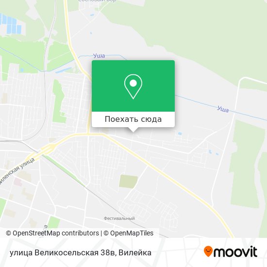 Карта улица Великосельская 38в
