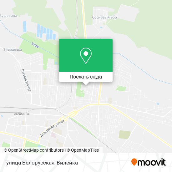 Карта улица Белорусская