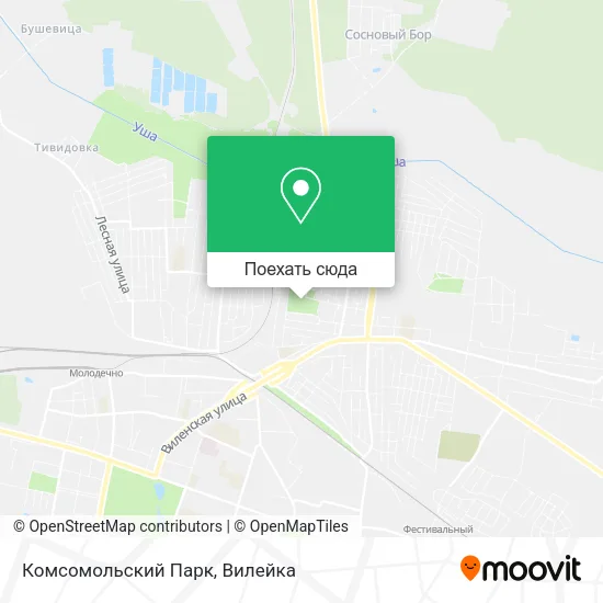 Карта Комсомольский Парк