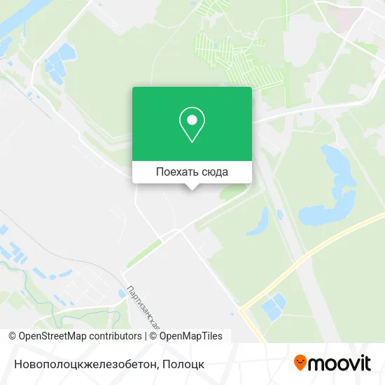 Карта Новополоцкжелезобетон