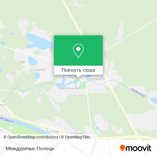 Карта Междуречье