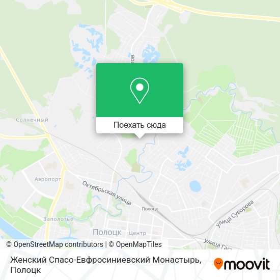 Карта Женский Спасо-Евфросиниевский Монастырь