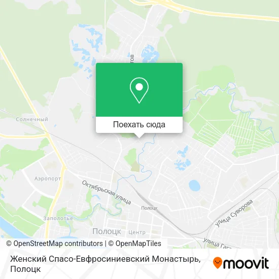 Карта Женский Спасо-Евфросиниевский Монастырь