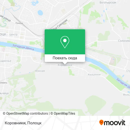 Карта Коровники