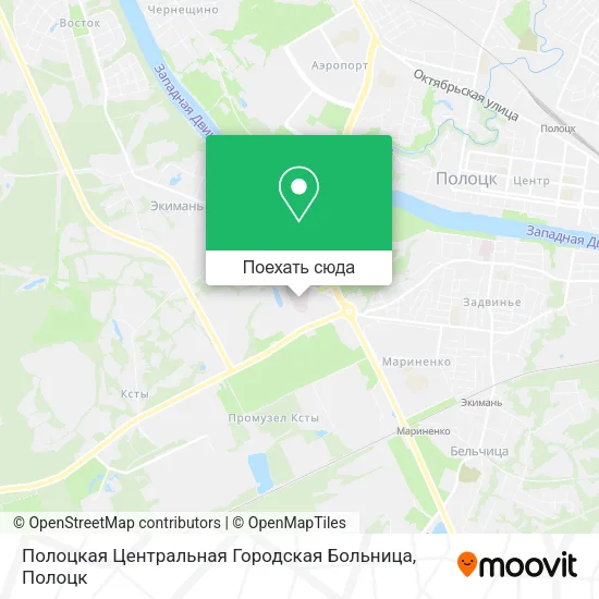 Карта Полоцкая Центральная Городская Больница
