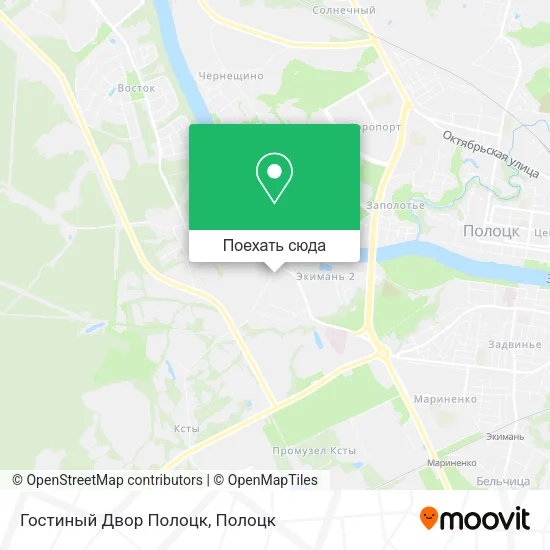 Карта Гостиный Двор Полоцк