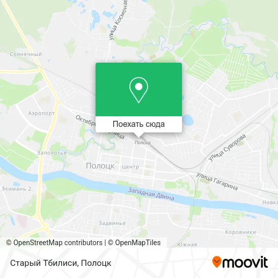 Карта Старый Тбилиси