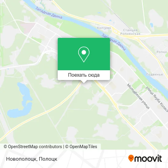 Карта Новополоцк