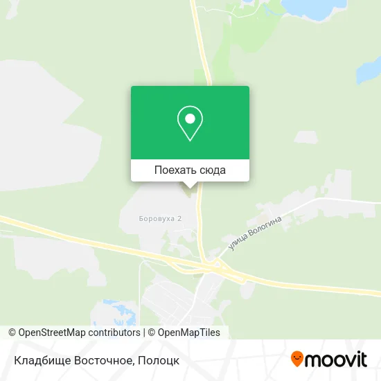 Карта Кладбище Восточное