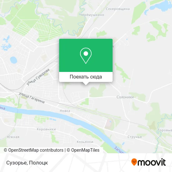 Карта Сузорье