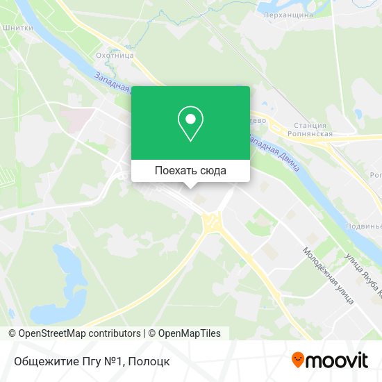 Карта Общежитие Пгу №1