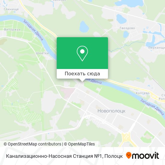 Карта Канализационно-Насосная Станция №1
