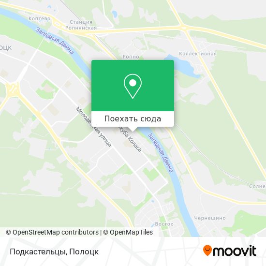 Карта Подкастельцы