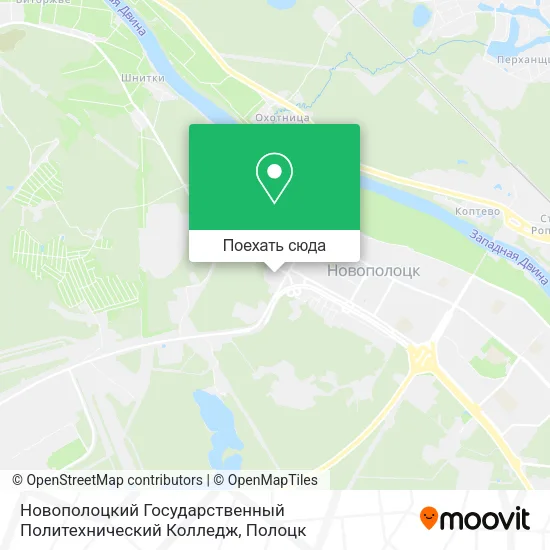 Карта Новополоцкий Государственный Политехнический Колледж
