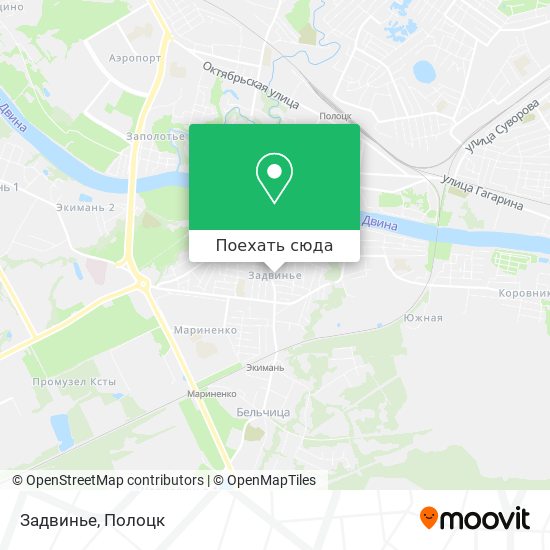 Карта Задвинье