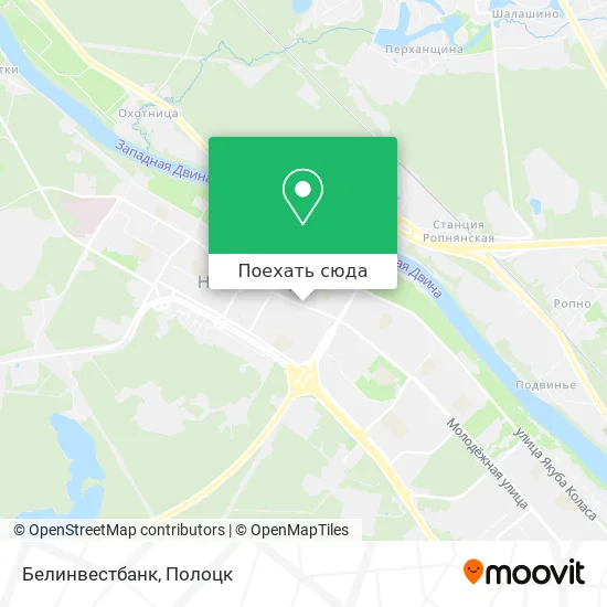 Карта Белинвестбанк