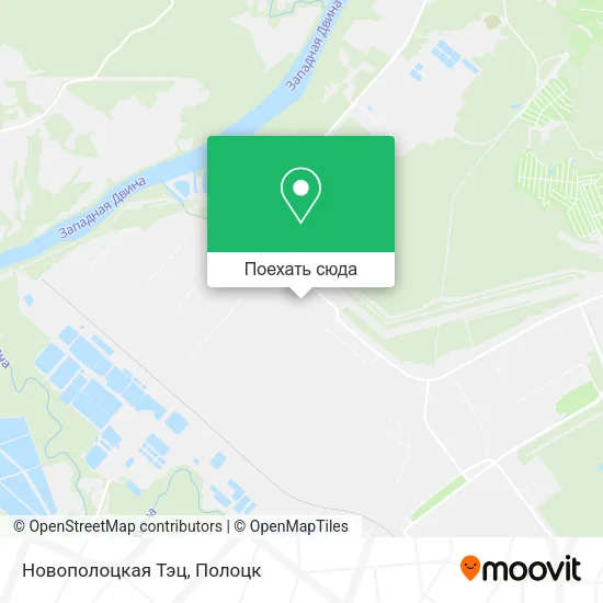 Карта Новополоцкая Тэц