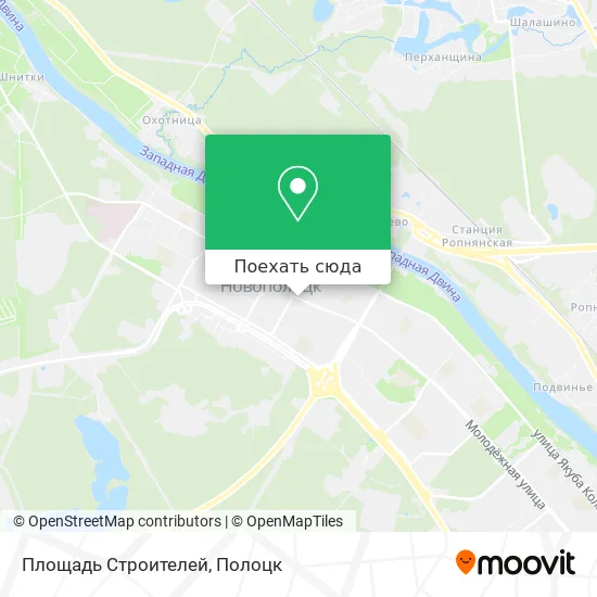 Карта Площадь Строителей