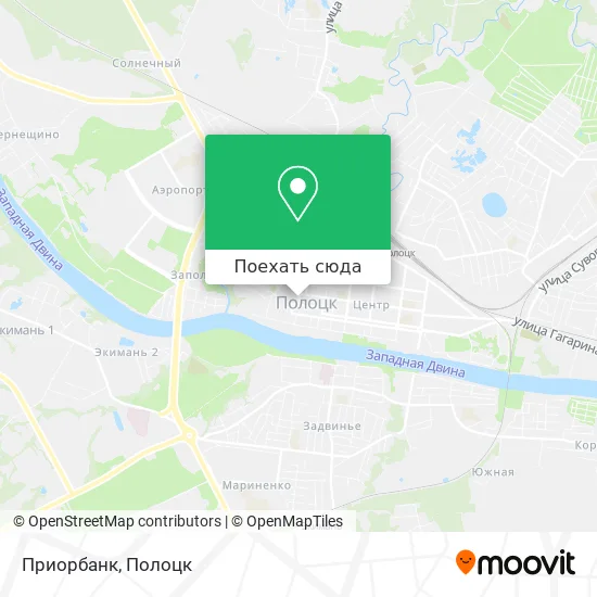 Карта Приорбанк