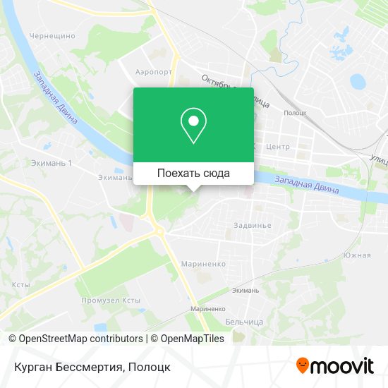 Карта Курган Бессмертия