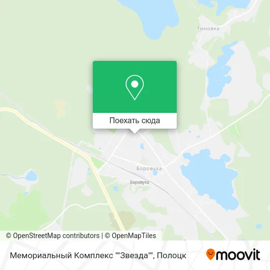 Карта Мемориальный Комплекс ""Звезда""