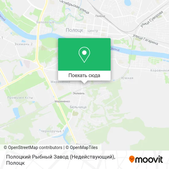 Карта Полоцкий Рыбный Завод (Недействующий)