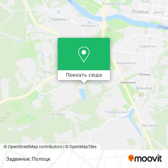 Карта Задвинье