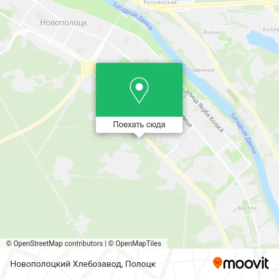 Карта Новополоцкий Хлебозавод