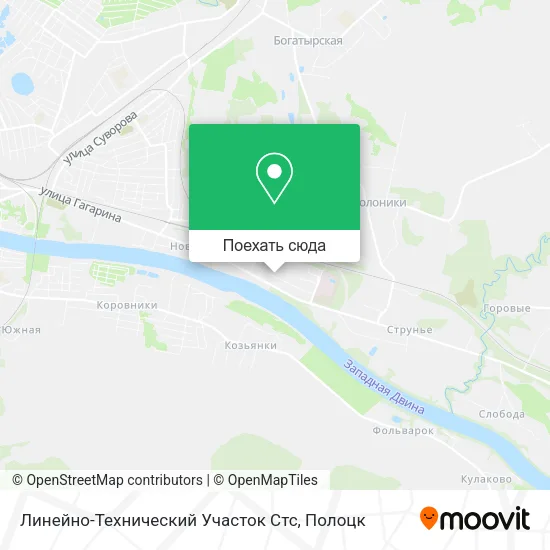 Карта Линейно-Технический Участок Стс