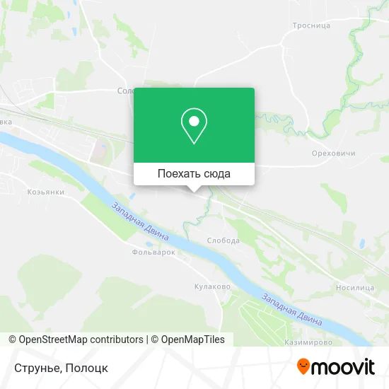 Карта Струнье