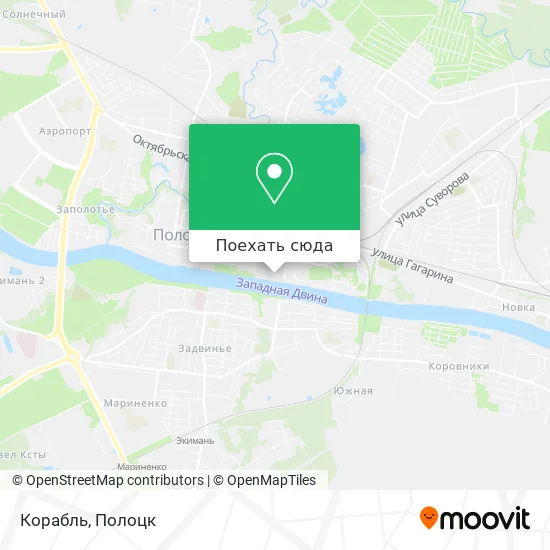 Карта Корабль