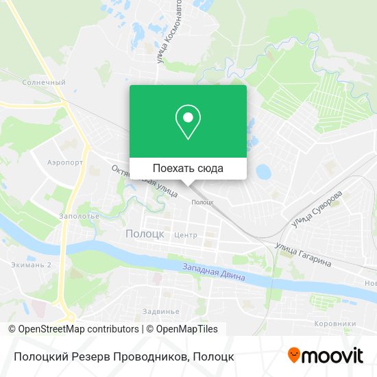Карта Полоцкий Резерв Проводников