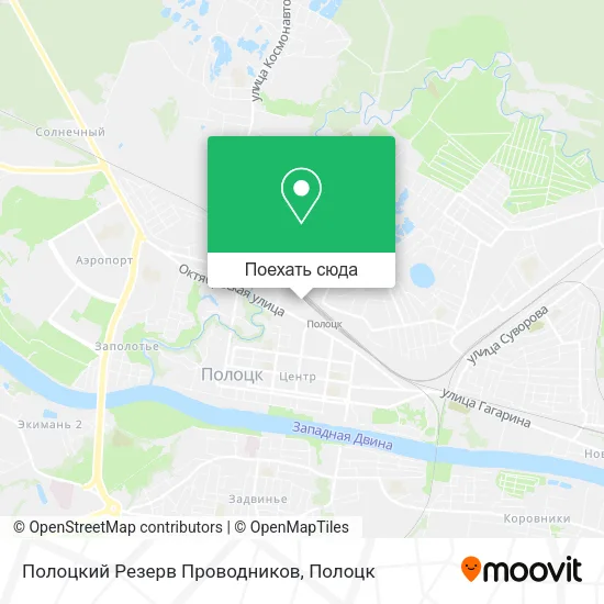 Карта Полоцкий Резерв Проводников