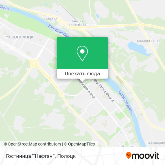 Карта Гостиница ""Нафтан""