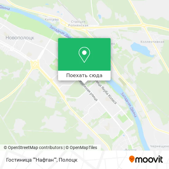 Карта Гостиница ""Нафтан""