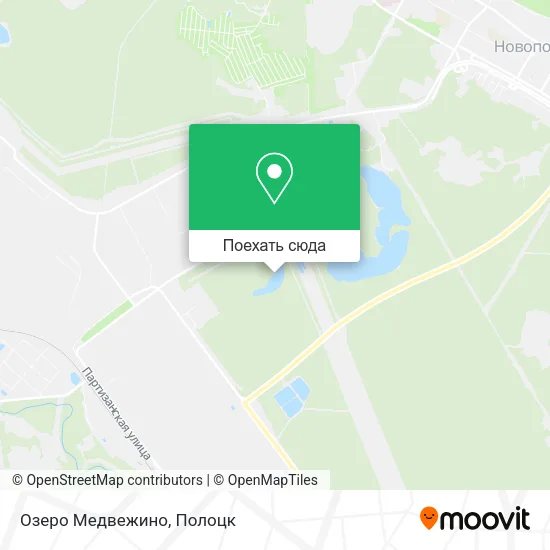 Карта Озеро Медвежино