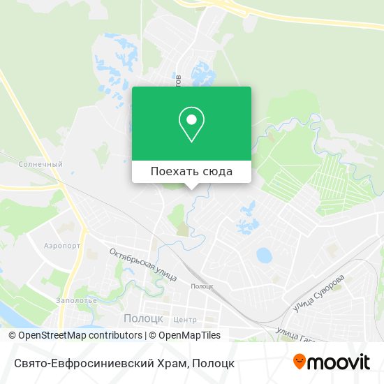 Карта Свято-Евфросиниевский Храм