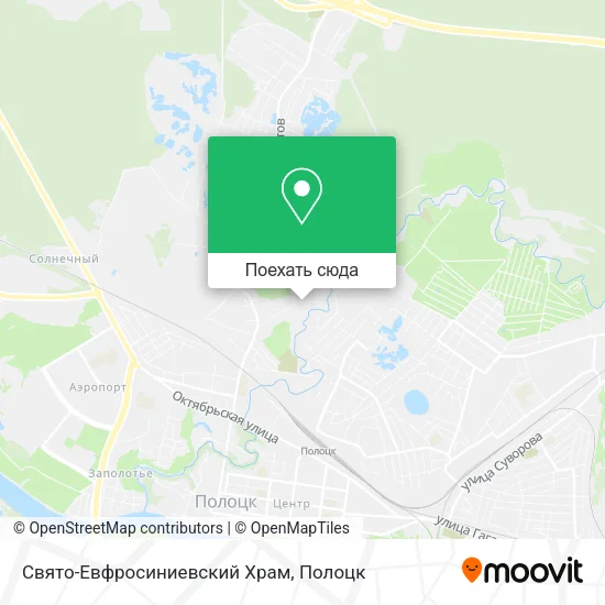 Карта Свято-Евфросиниевский Храм