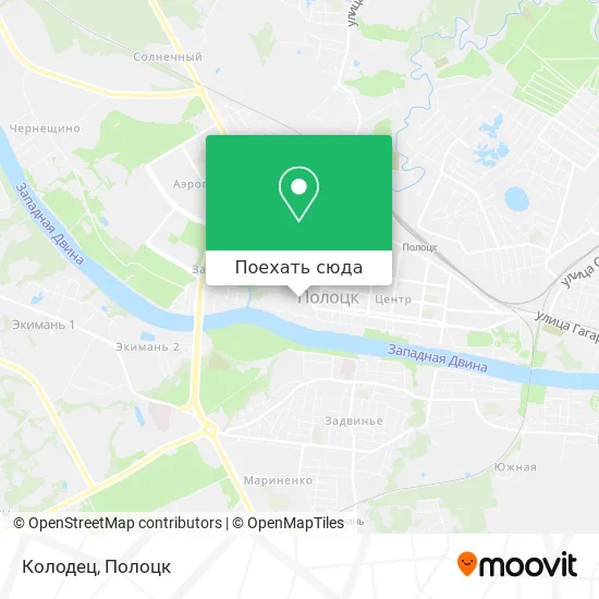 Карта Колодец