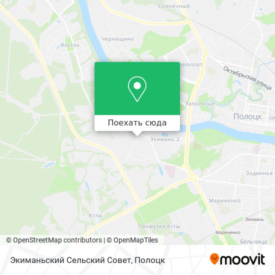 Карта Экиманьский Сельский Совет