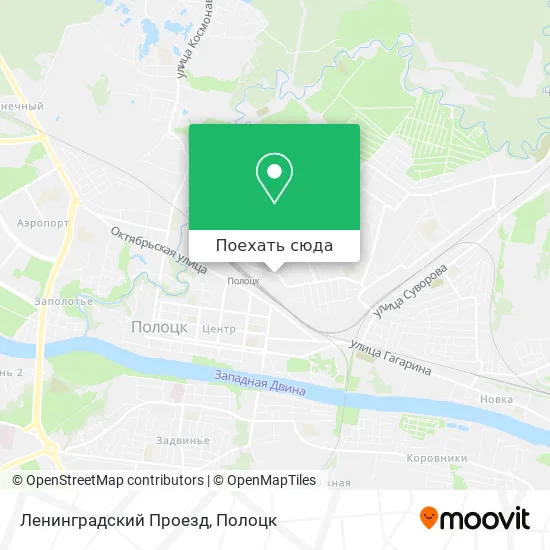 Карта Ленинградский Проезд