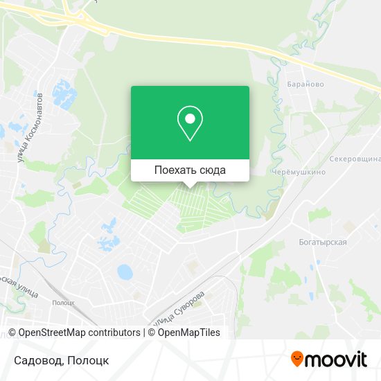Карта Садовод