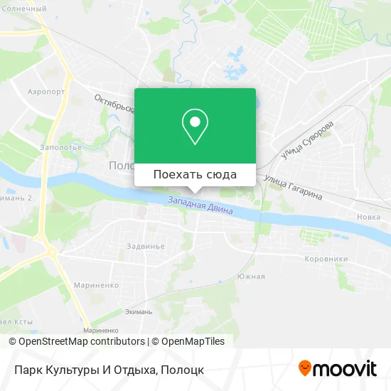 Карта Парк Культуры И Отдыха