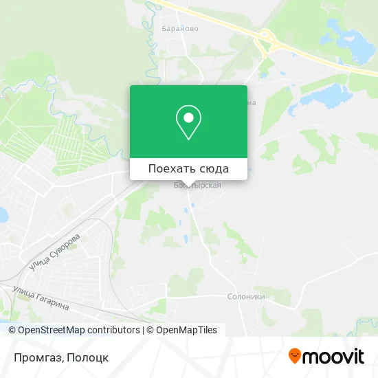 Карта Промгаз