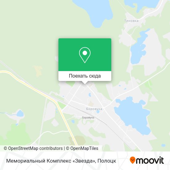 Карта Мемориальный Комплекс «Звезда»