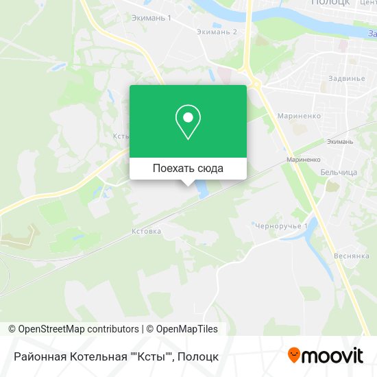 Карта Районная Котельная ""Ксты""