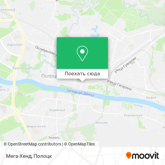 Карта Мега-Хенд