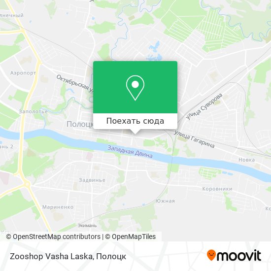 Карта Zooshop Vasha Laska