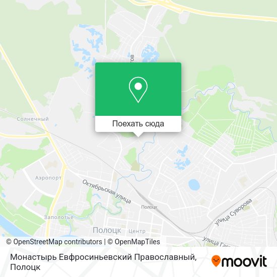 Карта Монастырь Евфросиньевский Православный