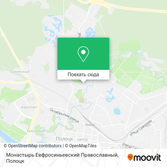 Карта Монастырь Евфросиньевский Православный